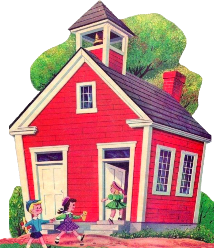 Little Red Schoolhouse Clip Art (750x921), Png Download