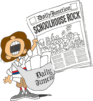 Schoolhouse Rock Extra Extra (419x434), Png Download