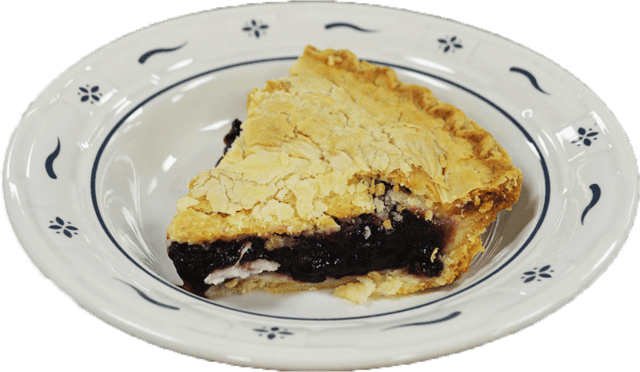 Slice Of Blueberry - Bakery (640x372), Png Download