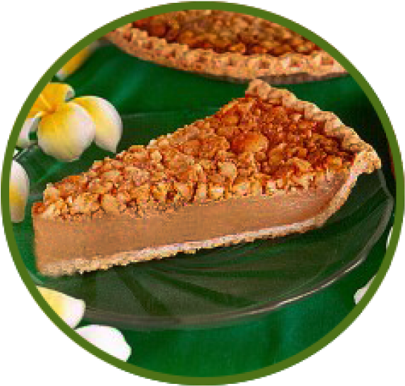 Slice Of Macadamia Nut Pie - Kona Mac Nut Pie (600x600), Png Download