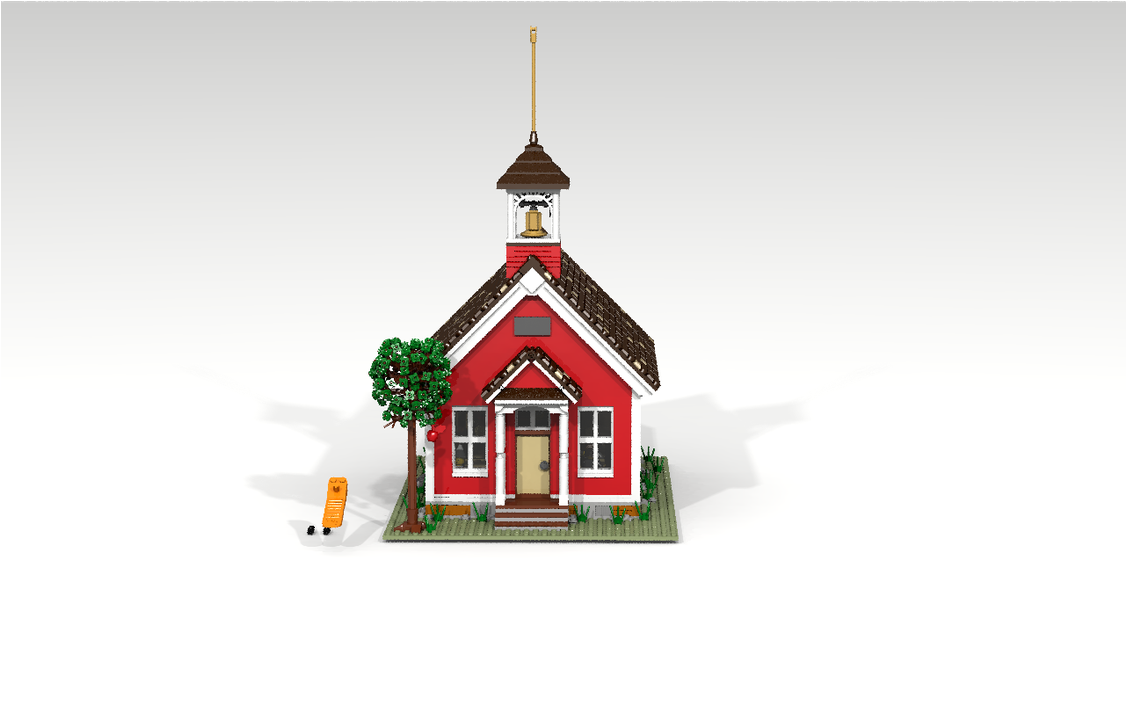 The Old Schoolhouse - Lego Old Schoolhouse (1125x900), Png Download