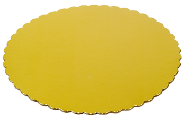 Gold Pie Slice Carton, 22cm - Circle (1000x1000), Png Download