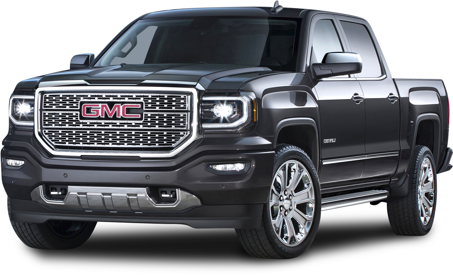 Black Gmc Sierra Denali Car Png Image - Gmc 2016 Pickup (1650x998), Png Download