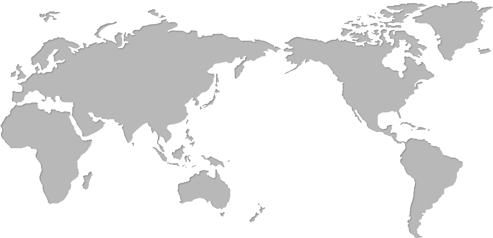 Worldwide - World Map China Middle (980x490), Png Download