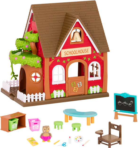 School Housetm & Accessories - Playset (900x660), Png Download