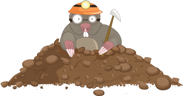Mole - Http 404 (670x370), Png Download