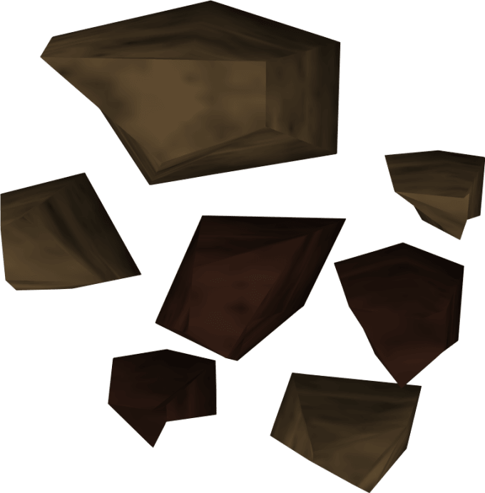 100k Xp Iron Ore Rs3 - Iron Ore Png Clipart (680x691), Png Download