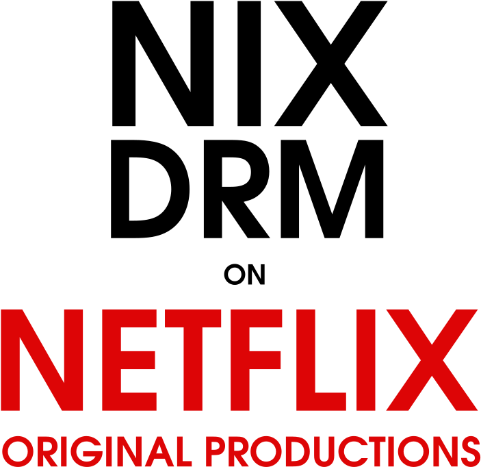 Nix Drm On Netflix Originals - Netflix (721x721), Png Download