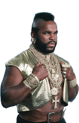 Mr T Side View - Mr T Png (400x400), Png Download