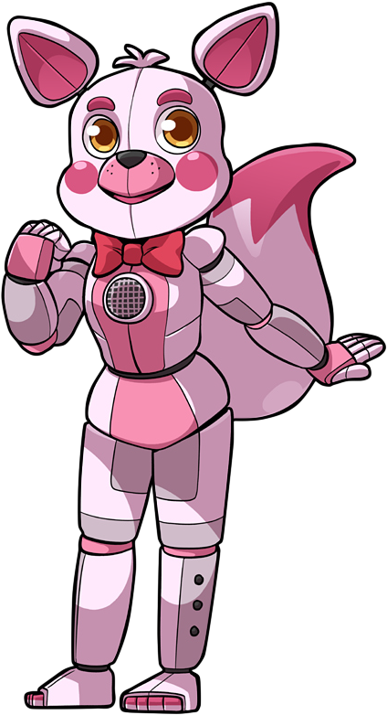 Chibi Funtime Foxy By Soyfrutillademg - Fnaf I Can T Fix You (500x800), Png Download