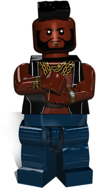 Lego Minifigure Mr T (700x700), Png Download