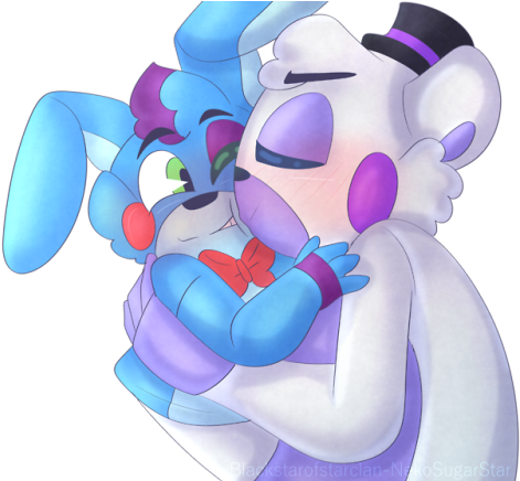 Bon Bon X Funtime Freddy, Cause I Think They're Cute - Bon Bon X Funtime Freddy (500x435), Png Download
