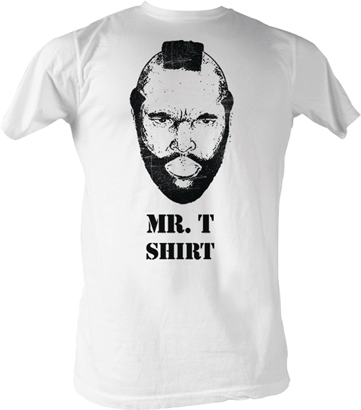 Mr - - Mr T Black And White (523x594), Png Download