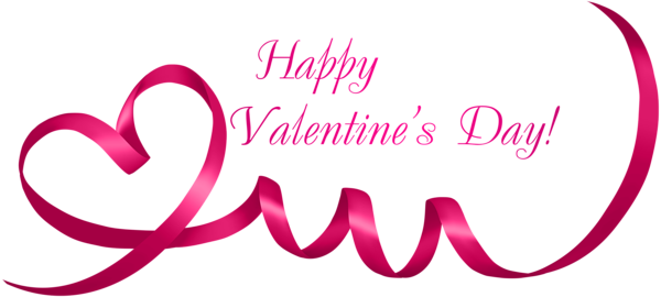 Happy Valentines Day Png - Happy Valentines Day Decoration (600x270), Png Download
