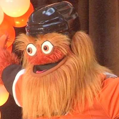 Gritty - Flyers Mascot Gritty Video (400x400), Png Download