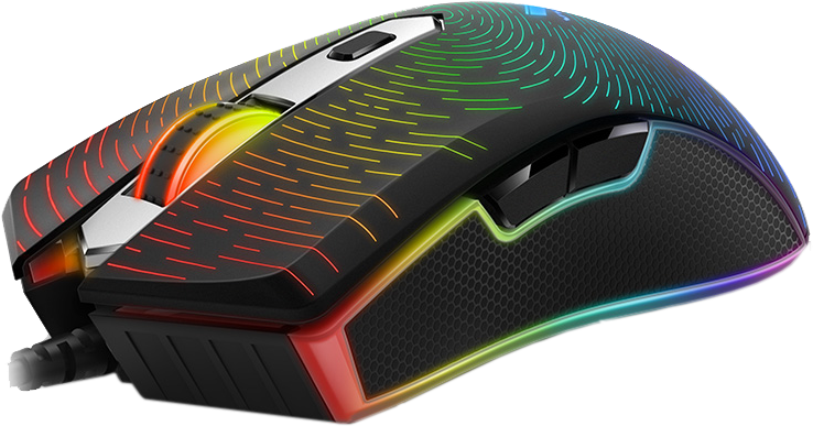 Pennefather Rapoo V29pro Cable Illusion Big Hand Mouse - Rapoo V280 Gaming Mouse (800x800), Png Download
