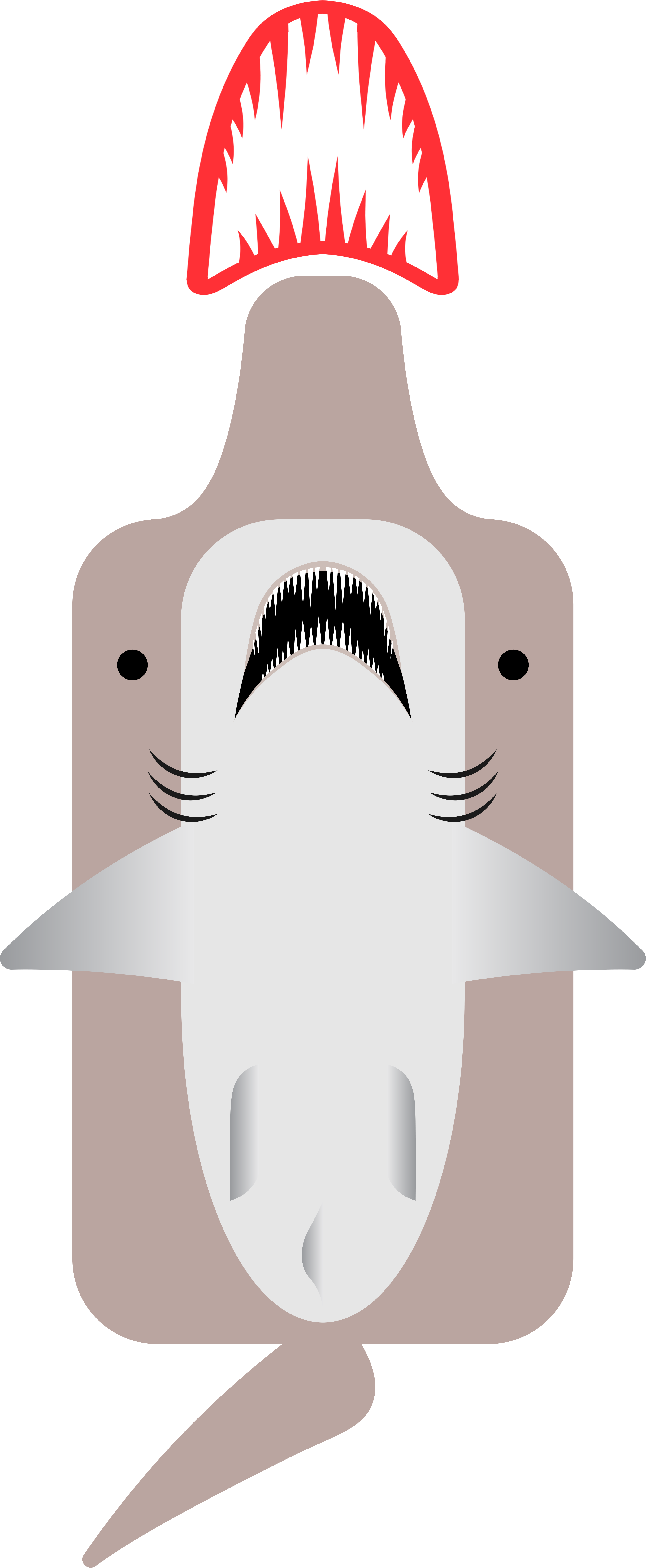Animal[animal] Goblin Shark - Goblin Shark Deeeep Io (3379x8201), Png Download