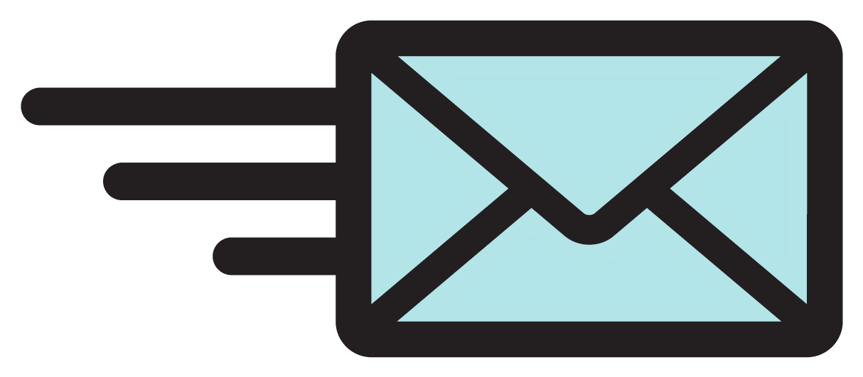 Email Your File To Macdonough@printwithme - Open Closed Envelope Icon (1309x580), Png Download