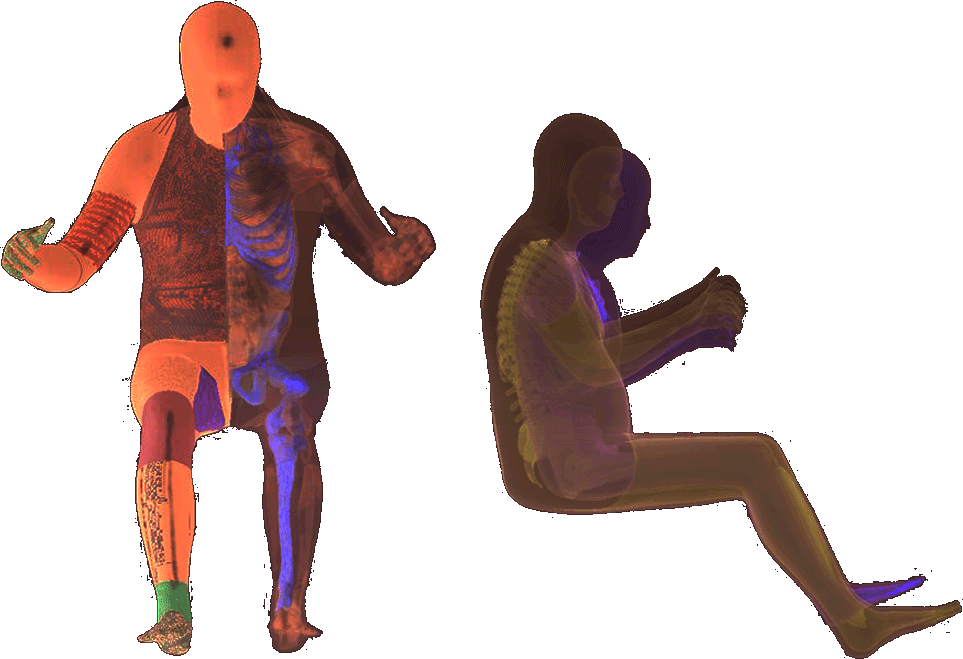 We Recorded The Effects Of Vehicle, Seat, And Participant - Seat People Png (963x659), Png Download