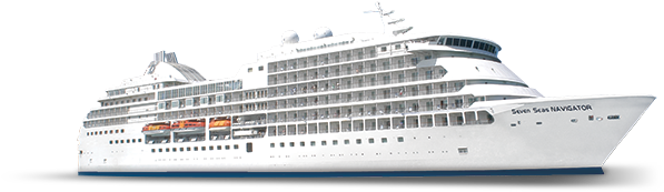 Seven Seas Navigator - Png Cruise Ship (640x231), Png Download
