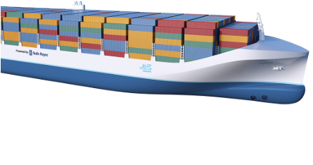 Without On-board Accomodation, Unmanned Cargo Ships - Futuristic Shipping (442x330), Png Download