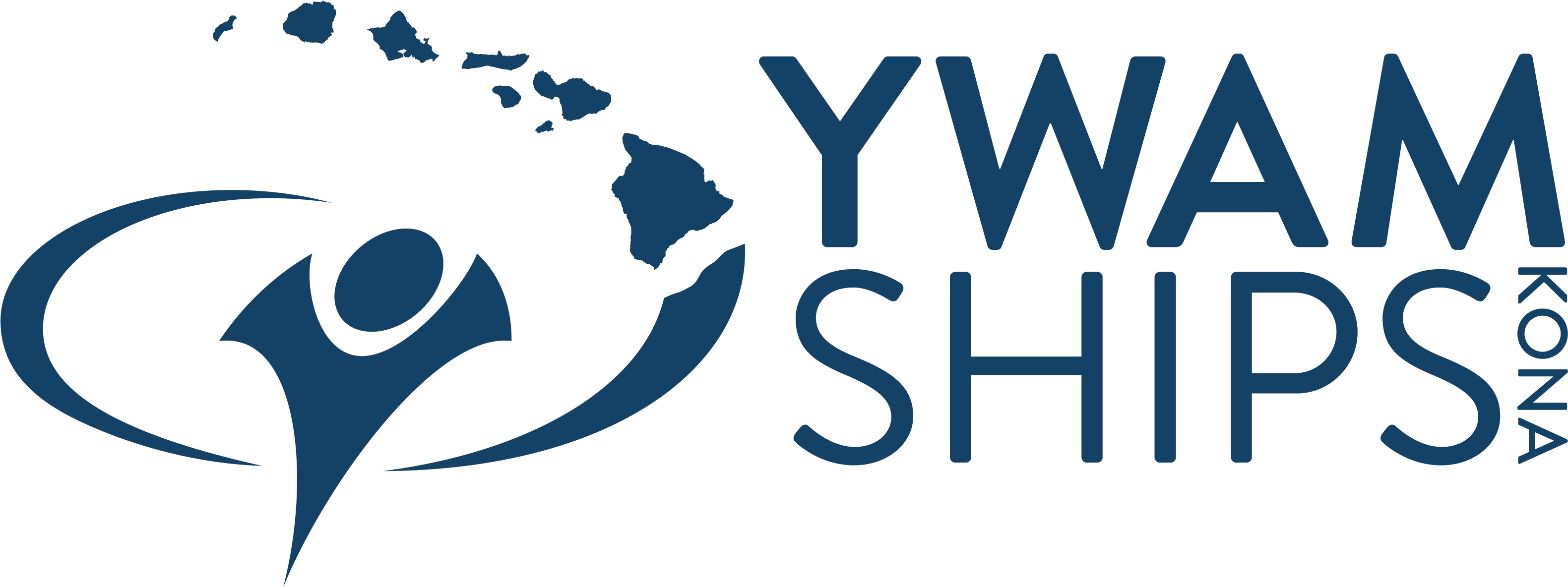 Ywam Ships Logo - Hawaii Map - Highest Quality Wall Decal Stickers (3894x1588), Png Download