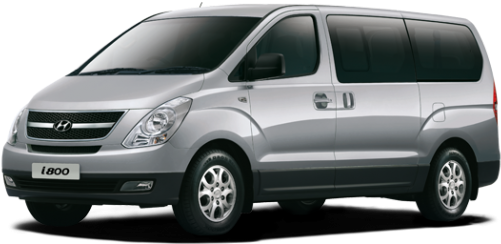 Hyundai I800 Mpv - Hyundai 8 Seater Car (600x343), Png Download