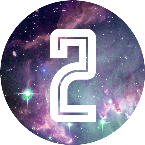 Brand Design Services Paper Moon Step Two - Purple Magenta Nebula Ornament (round) 2 Of 4 (734x734), Png Download