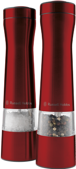 Table Salt Png Kettles, Toasters, Irons & Kitchen Appliances - Russell Hobbs Salt & Pepper Mills Red (348x409), Png Download