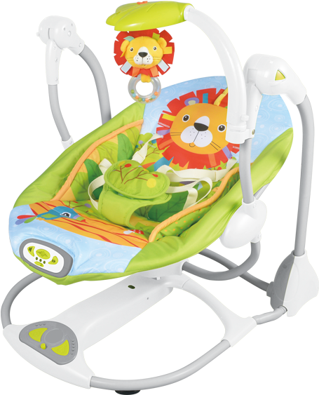 Happy Jungle Convert Me Swing To Seat - Ghế Rung Konig Kids (474x572), Png Download