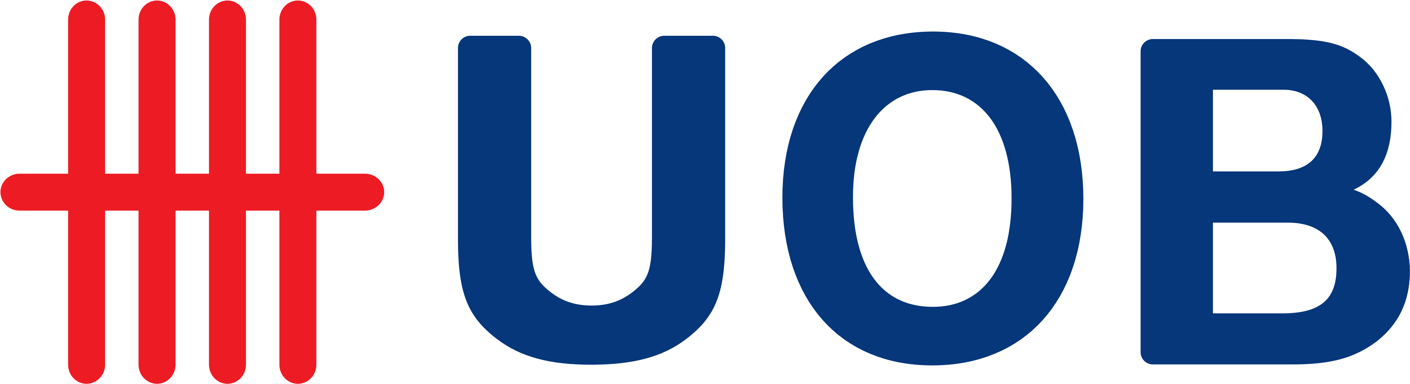 United Overseas Bank, Uob - United Overseas Bank (6352x1945), Png Download
