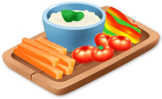 Veggie Platter - Plum Tomato (541x541), Png Download