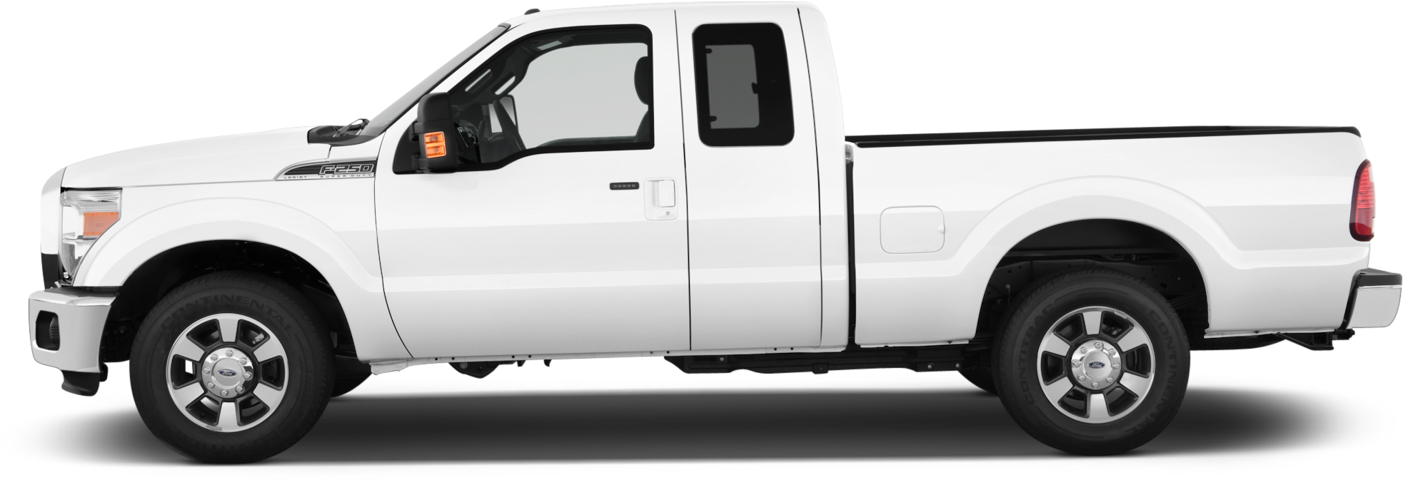 Side Pickup Truck Free Png Image - 2008 Ford F150 White (2048x1360), Png Download