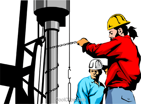 Oil Rig Workers - Oil Rig Worker Vector (480x354), Png Download