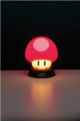 Super Mario 3d Light Mushroom 10 Cm - Super Mario Mushroom Light (400x400), Png Download