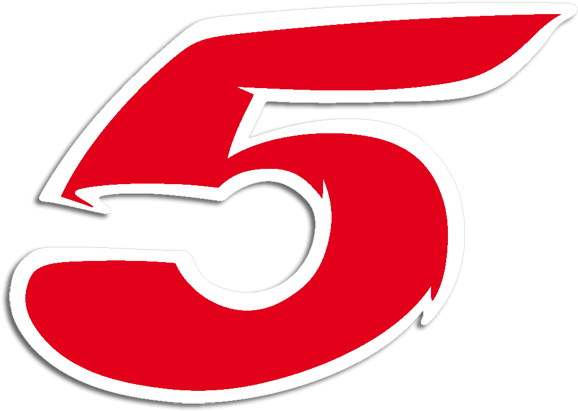 Number 5 Transparent - Numero 5 Cars Png (600x435), Png Download