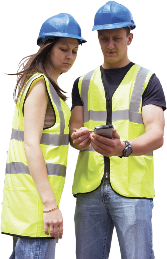 Field Workers Leveraging Thier Systems Where Ever They - Workers With Transparent Background (636x858), Png Download