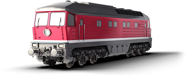 Railnation Trains 04 04 Horus - Locomotive (640x256), Png Download
