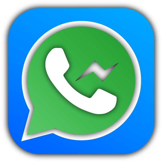 Whatsmessenger App Facebook Messenger App Icon Ios - Emblem (800x600), Png Download