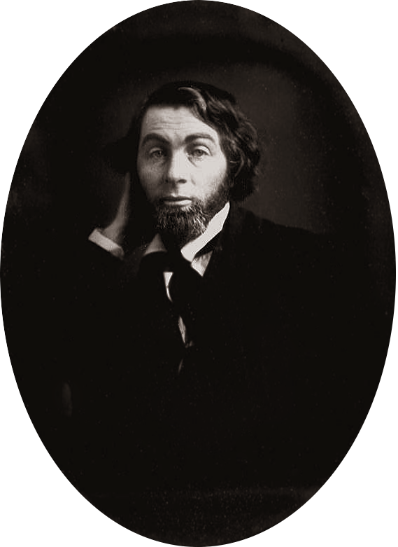 Walt Whitman, Age 28, 1848 - Abraham Lincoln Is Amish (569x781), Png Download