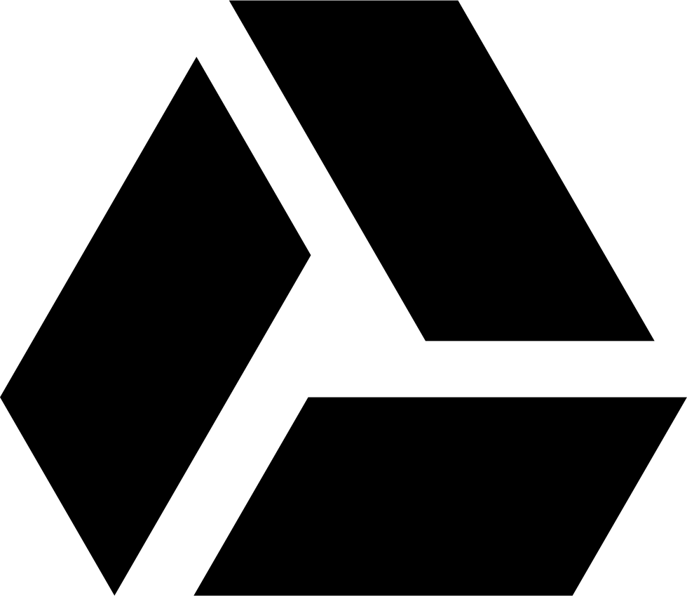 Google Drive Comments - Google Drive Logo Black (980x850), Png Download