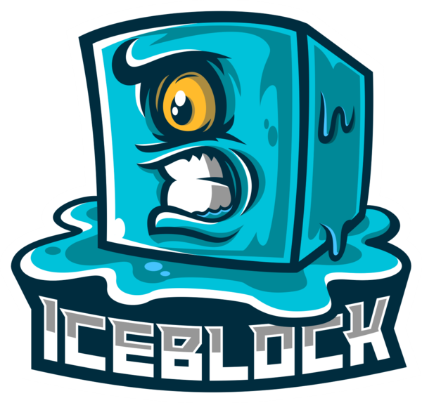 Iceblock - Ice Blocks Logo Cartoon (600x574), Png Download