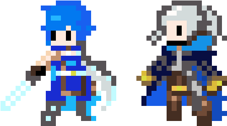 Chrom And Female Robin - Cartoon (470x320), Png Download