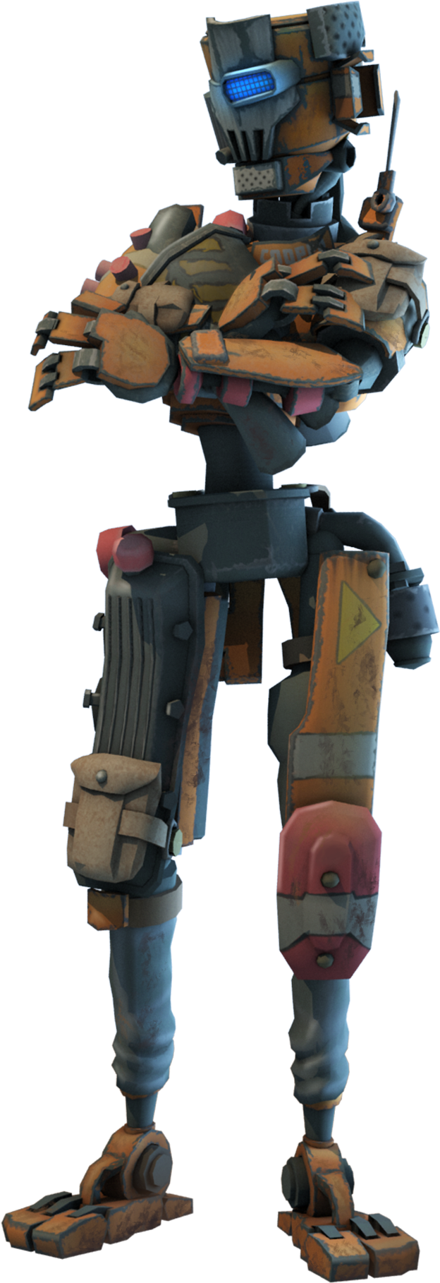 Character Robot - Wikia (1000x2000), Png Download