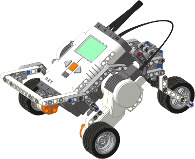 Lego Mindstorm Self Driving Car (400x327), Png Download