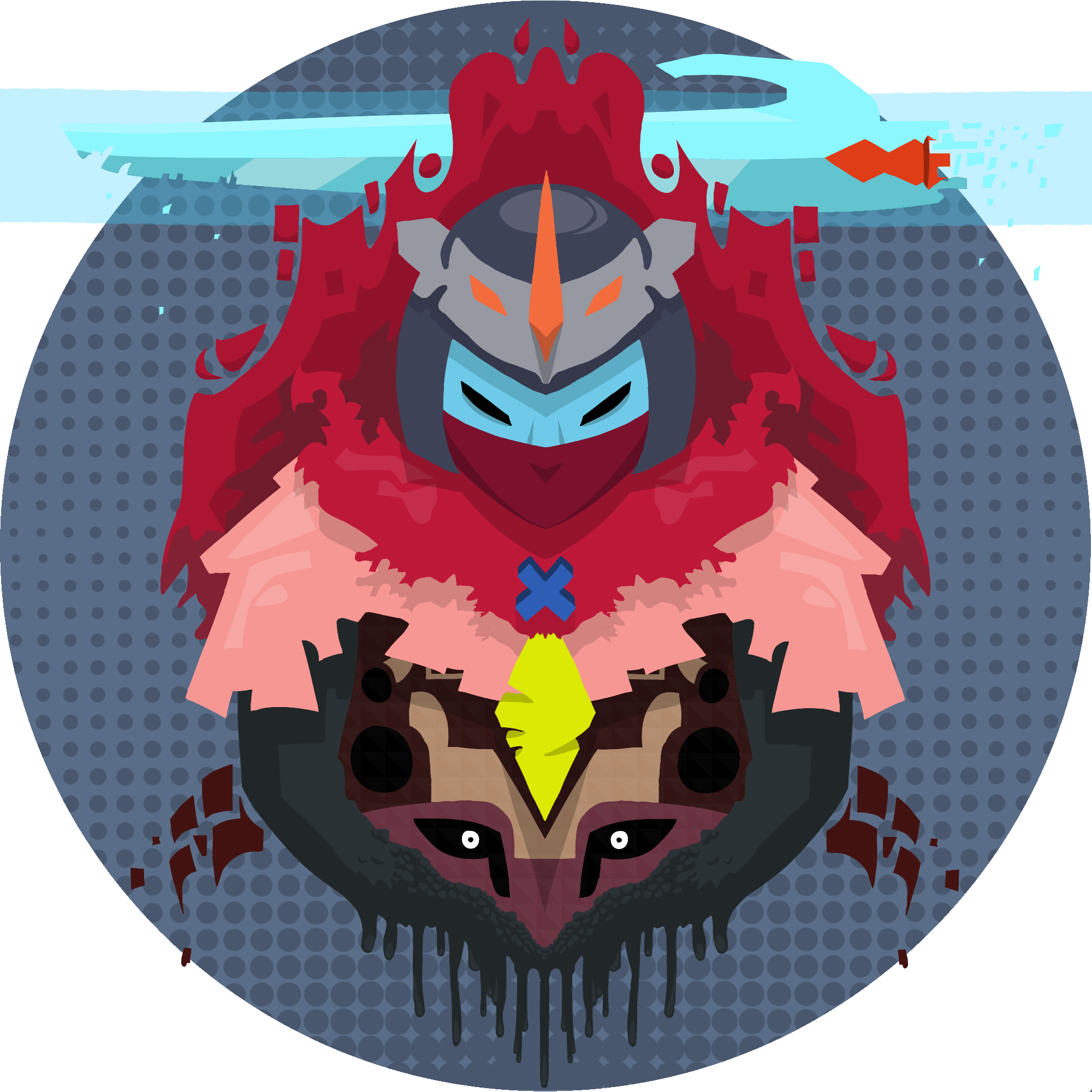 Image Result For Final Boss In Hyper Light Drifter - Wta Premier Tournaments (2000x2000), Png Download