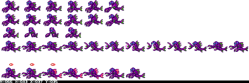 Zebesian - Metroid Fusion Zebesian Aqua (792x266), Png Download