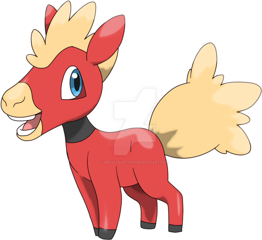 Survival Pokemon Fire Horse - Pokemon Fire Horse (948x842), Png Download