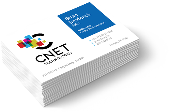 Cnet Business Cards V2 - Design (552x366), Png Download