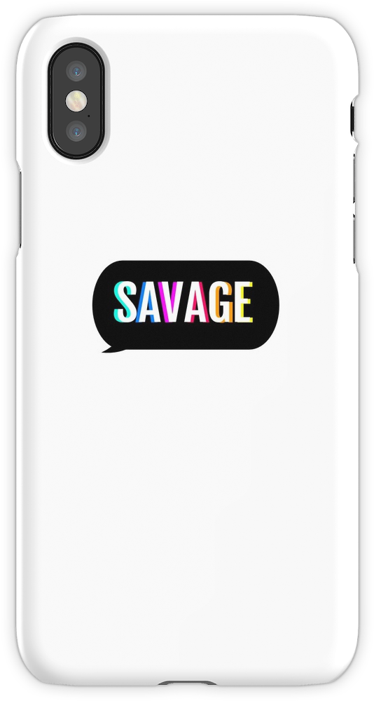 Savage Kimoji Iphone X Snap Case - Ldshadowlady Kawaii (750x1000), Png Download